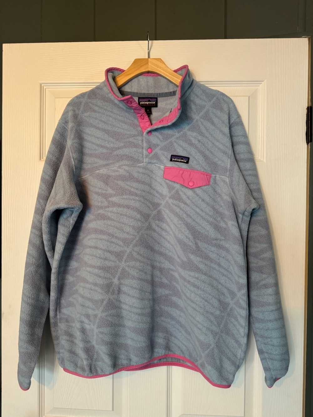 Patagonia Women's Lightweight Synchilla® Snap-T® Pullover Eucalyptus Blue